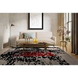 Kayoom PREPROGA Naila 300 Schwarz / Rot 200/290 cm tkano rdeča, črna | Shoptok.si