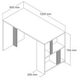 Hanah home Radni sto Lima, 120 cm, Bijeli | Eponuda.ba
