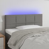  LED uzglavlje tamnosivo 100x5x78/88 cm od tkanine | shoptok.hr