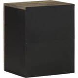  Zidni kupaonski ormarić crni 38x33x48 cm Puno drvo Mango | shoptok.hr