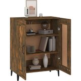  Komoda dimljeni hrast 69,5x34x90 cm inženirski les, (20654732) | Shoptok.si