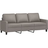  Trosjed s tabureom smeđesivi 180 cm od tkanine | shoptok.hr