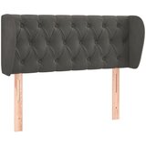 Maison Chic vzglavna omarica - nočna omarica - posteljna omarica z ušesi temno sivo 93x23x78/88 cm žamet, (21712444) Cene