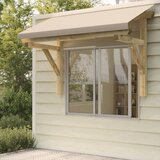 Maison Chic Nadstrešek - Senčniki za vrata 200x100x100 cm trdna borovina, (22039510) | Shoptok.si