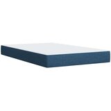  Boxspring krevet s madracem Plava 120 x 190 cm Tkanina | shoptok.hr