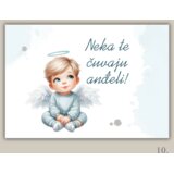  Magneti “Neka te čuvaju anđeli” – nježna uspomena za krštenje, rođenje i posebne trenutke | shoptok.hr