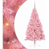  Umjetno predsvijetljeno božićno drvce Ružičasta 180 cm PVC | shoptok.hr