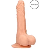 REALROCK Dong 10 - realistični dildo s testisi (25 cm) - naravni