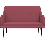  Klupa crvena boja vina 110 x 76 x 80 cm od tkanine | shoptok.hr
