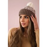 Kesi Women's cap Samara K346 cappuccino+ecru | shoptok.hr