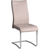 CARRYHOME nihajni stol, kovina, tekstil krem barve, temno rjava Cene