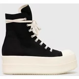 Rick Owens Tenisice Woven Shoes Double Bumper Sneaks za muškarce, boja: crna, DU01D1831.NDK.911