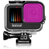 INF gopro 9/10/11/12 vijoličen potaplja&scaron;ki filter z vodoodpornim ohi&scaron;jem purple, (21275370) cene