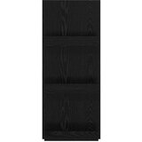  Polica za časopise s policom Crni hrast 51 x 11 x 102 cm | shoptok.hr