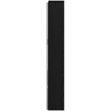  Krevetna ploča s LED-om Zidne Crni Hrast 180 x 16,5 x 103,5 cm | shoptok.hr