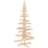  Drveno božićno drvce KOTKA 120 cm Masivna borovina Prirodno | shoptok.hr
