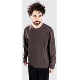 Ninth Hall Fundamental Raw Edge Majica z dolgimi rokavi charcoal Cene