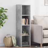  Visoka komoda siva betona 30x41x124 cm od konstruiranog drva | shoptok.hr