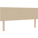  LED glava kreveta S LED lampica Siva zelena 160 cm Poliester | shoptok.hr