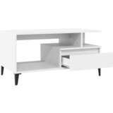  Stolić za kavu bijeli 90 x 49 x 45 cm od konstruiranog drva Bijela | shoptok.hr