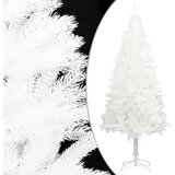 vidaXL Umetna novoletna jelka z realističnimi iglicami bela 210 cm cene