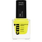 Emi E.MiLac Gel Effect Ultra Strong lak za nokte s gel efektom bez upotrebe UV/LED lampe nijansa Sour Bite #153 9 ml | shoptok.hr