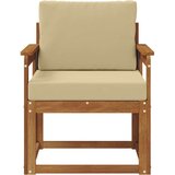  Set vanjskih sofa Čvrsto drvo akacije i poliester | shoptok.hr