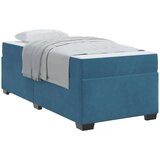  Konstrukcija postelje Temno modra 100 x 200 cm Žamet, (5000069886) | Shoptok.si
