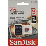 Sandisk Ultra 64GB Class10 UHS-I A1 Micro SD z adapterjem, (21716540) | Shoptok.si
