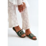S. BARSKI Women's Flat Flip Flops With Sequins S.Barski | ePonuda.com