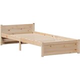  Posteljni okvir brez vzmetnice 100x200 cm trdna borovina, (21332710) | Shoptok.si