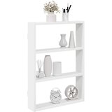 vidaXL stenska polica bela 43x9x60 cm inženirski les | Shoptok.si