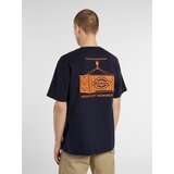 Dickies Majica 'Apison' mornarska / oranžna | Shoptok.si