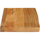Stolna ploča 50x40x2,5 cm od masivnog drva manga sa živim rubom | shoptok.hr