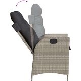  9-dijelni vrtni blagovaonski set od poliratana s jastucima sivi | shoptok.hr