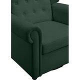 Støraa Zelen žameten gugalni chesterfield fotelj Lillyse – | Shoptok.si