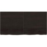  Kupaonska radna ploča tamnosmeđa 120x60x(2-4) cm tretirano drvo | Eponuda.ba