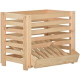 vidaXL Kutija za krumpire 60 x 40 x 50 cm od masivne borovine Cijene