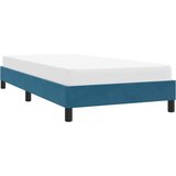  Okvir kreveta bez madraca tamnoplavi 100x220 cm baršun | shoptok.hr