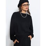 Sinsay Soft touch crewneck majica od trenirke s dodatkom viskoze Slike