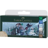 Set Pitt artist brush B 6boja Winterlude Faber-Castell 167176 blister | Eponuda.com