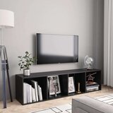 Ormarić za knjige/TV crni 143 x 30 x 36 cm | shoptok.hr