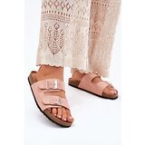 Boto Women's Cork Platform Slippers With Buckles Pink Evisolla | Eponuda.ba