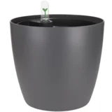 All-in-1 set brussel rund 25 cm vključ. s sistemom za zalivanje - antracitna