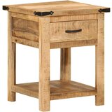 vidaXL Noćni ormarić 40 x 40 x 50 cm od masivnog drva manga Cijene