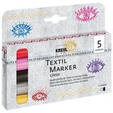 Kreul flomasteri za tekstil Glitter 5 komada Cene