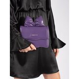 Shelvt Small purple women's handbag with bow | Shoptok.si