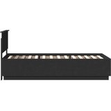  Okvir za krevet Crna 90 x 190 cm Konstruirano drvo - Crna 90 x 190 cm | shoptok.hr