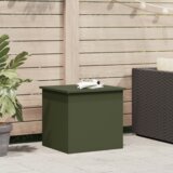 vidaXL Zunanji kabinet v olivno zeleni - 55 x 50,5 x 50 cm, narejen iz hladno valjanega jekla. Cene