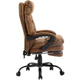 MID.YOU PISARNIŠKI STOL kovina, umetna masa, tekstil rjava, črna | Shoptok.si